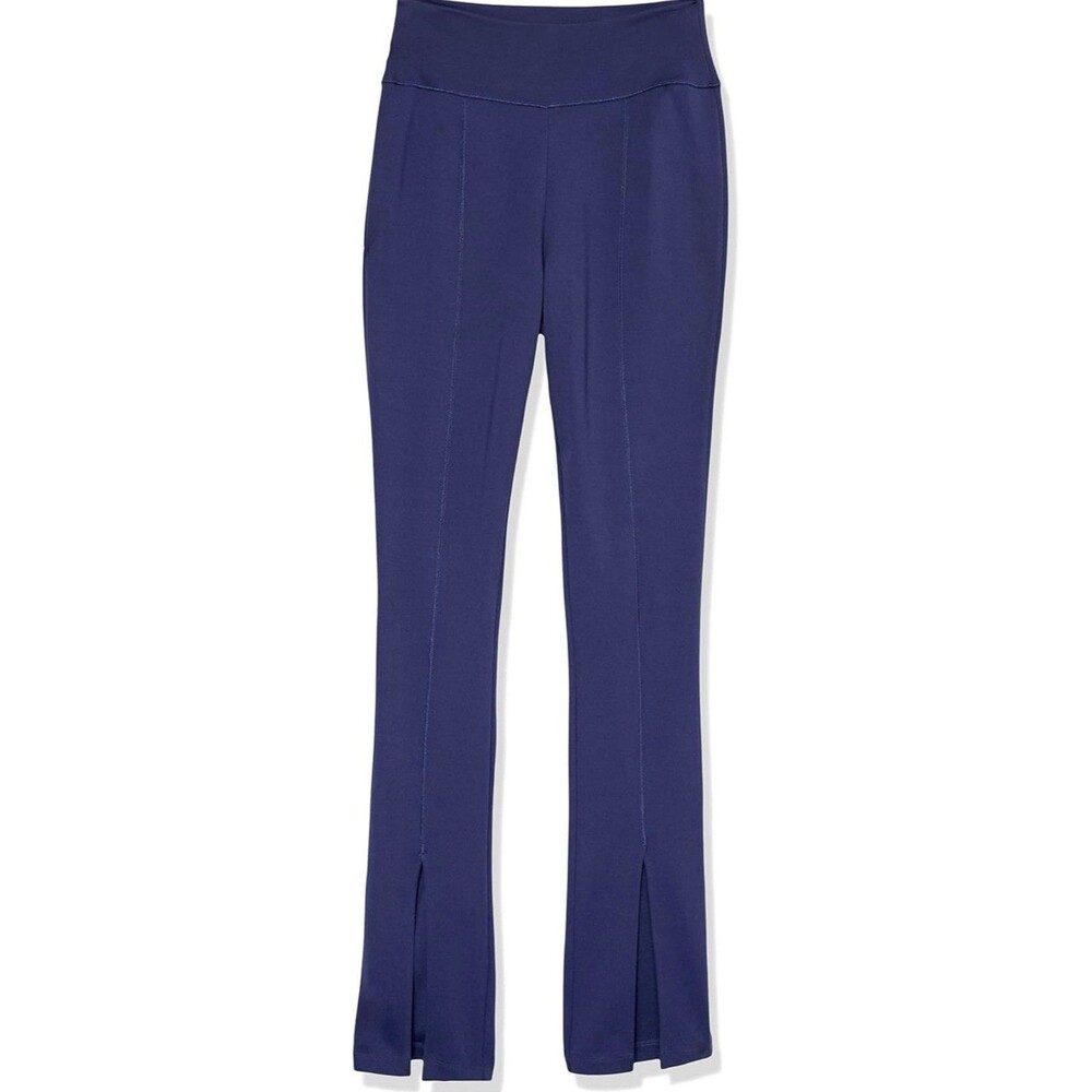The Drop Women's Plus Uma High-Rise Flare Pants Navy Size 4XL NWT